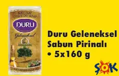 DURU GELENEKSEL SABUN PİRİNALI 5X160 G